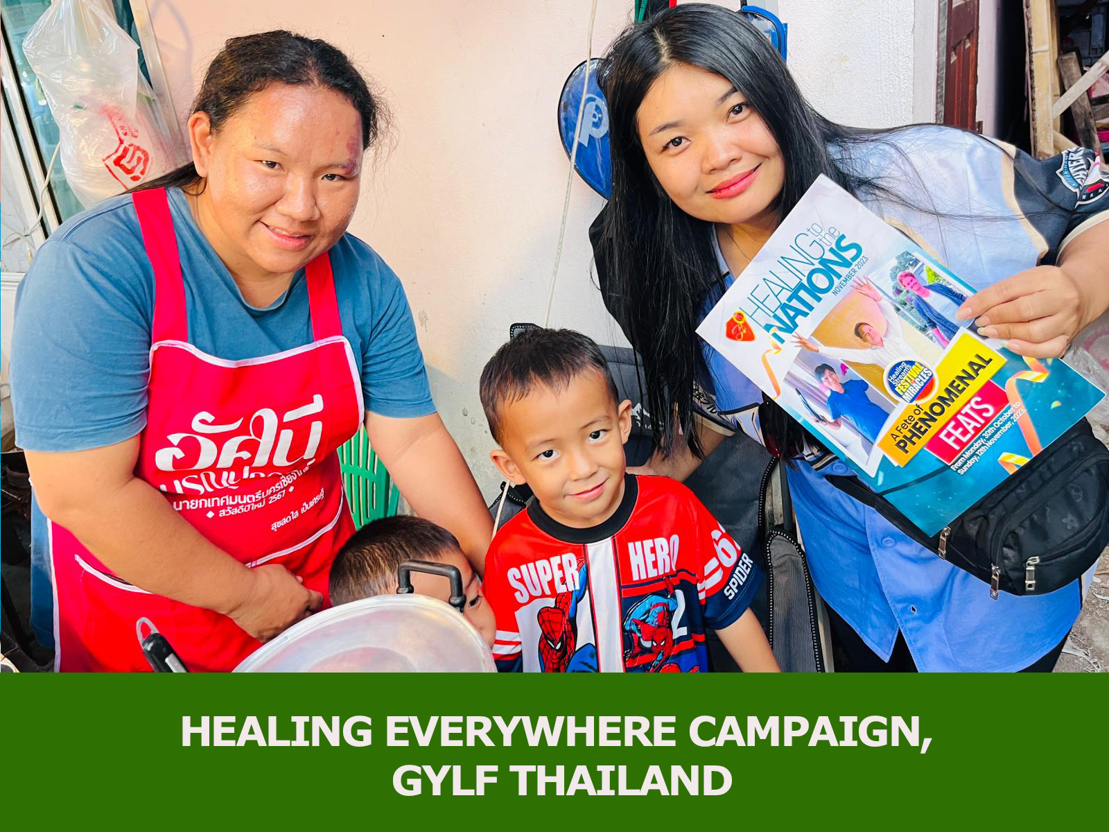 MORE PICTURE REPORT FROM THE HEALING EVERYWHERE CAMPAIGN IN CHANG MAI, THAILAND 